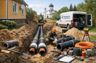 Звенигород: реальная стоимость прокладки теплотрассы для частного дома