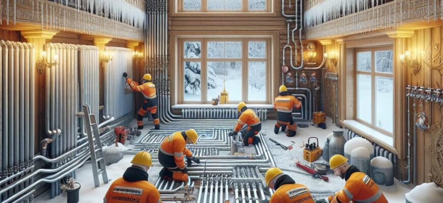 Горячая тема под ключ: Ремонт отопления частного дома в Звенигороде