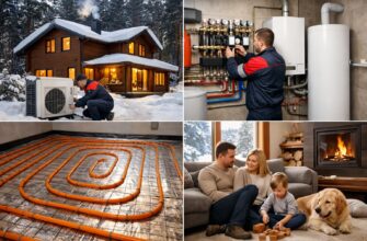 Отопление частного дома в Звенигороде под ключ