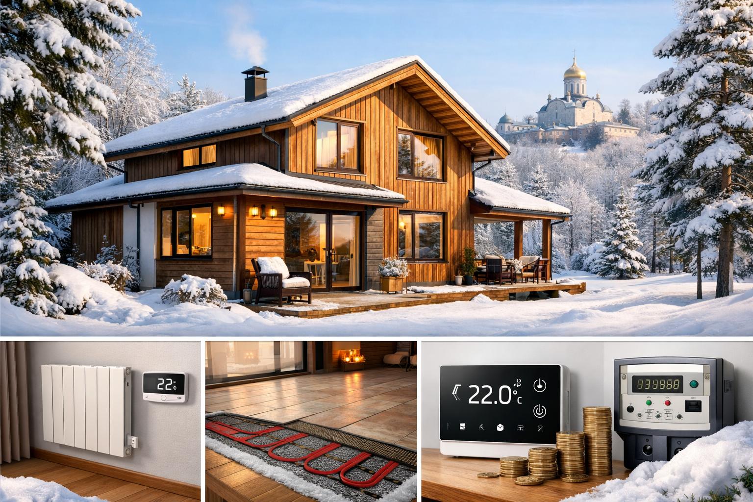 Почему электрическое отопление — идеальное решение для частного дома в Звенигороде